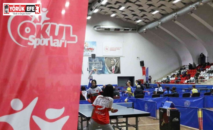 Aydın’da Okullararası Masa Tenisi İl Birinciliği Müsabakaları tamamlandı