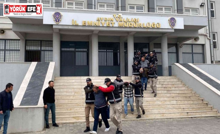 Aydın’da organize suç örgütüne operasyon: 8 gözaltı