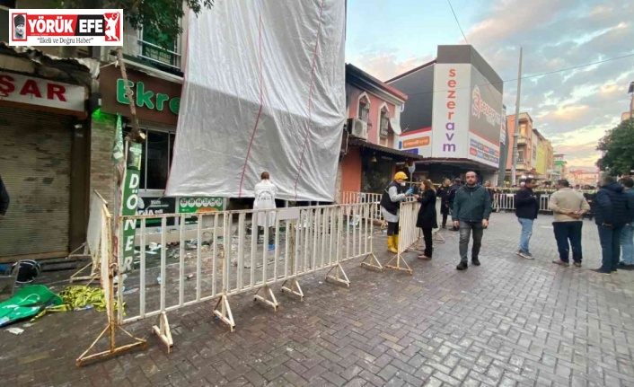 Aydın’daki patlama sonrası yangının ilk anları kameraya yansıdı