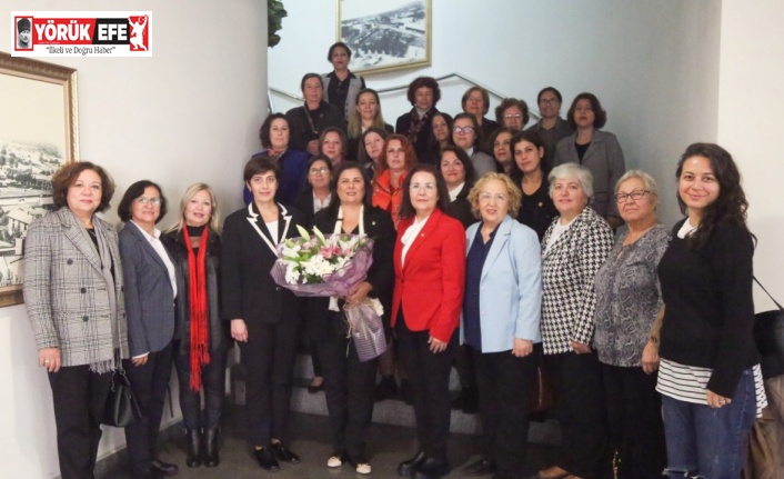 CHP’li kadınlar Başkan Çerçioğlu ile görüştü