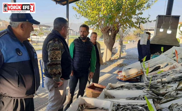 Çine’de yılbaşı öncesinde balık tezgahları ve fırınlar denetlendi