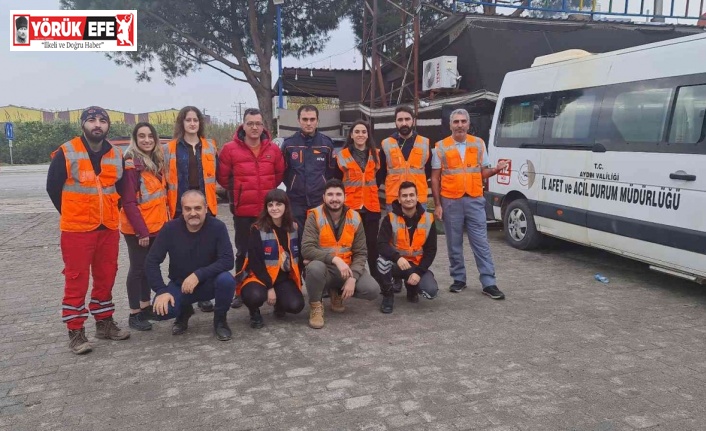 Destek AFAD Gönüllüleri Aydın’a döndü
