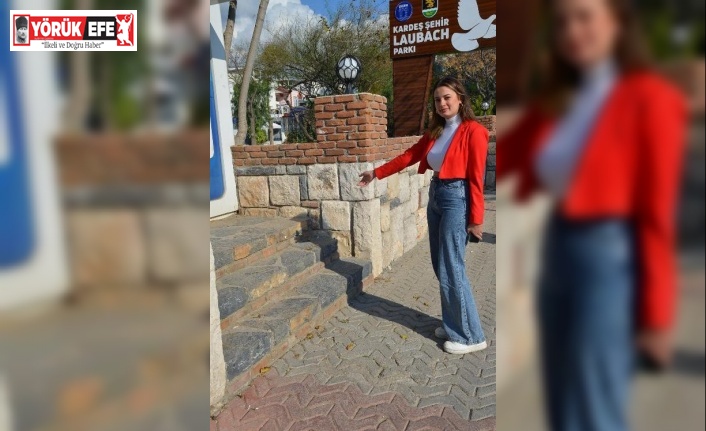 Didim’de üniversiteli kızdan örnek davranış