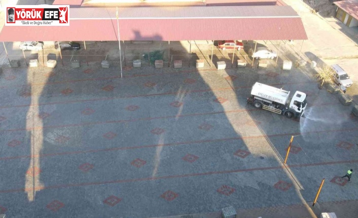 Efeler Belediyesi Ata Pazar Yeri’nde yenileme çalışması gerçekleştirdi