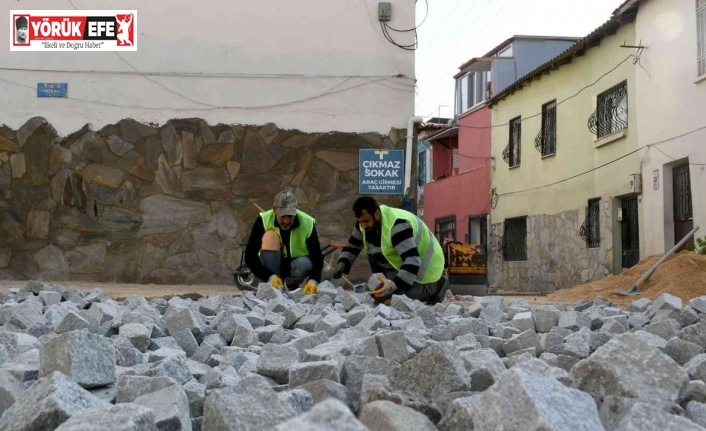 Eski Kuşadası’nın tarihi dokusu sağlıklı alt yapı ile buluşuyor