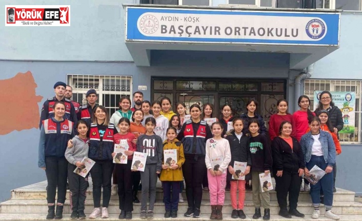 Jandarma ekipleri Köşklü öğrencileri bilgilendirdi