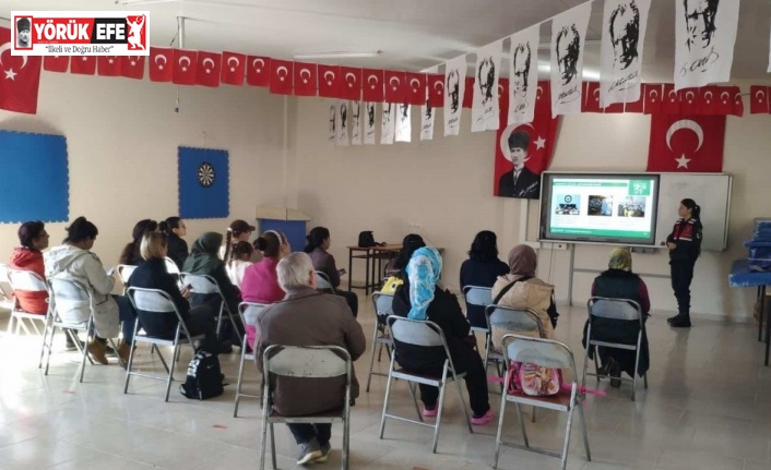 Jandarma ekipleri öğrenci velilerini bilgilendi