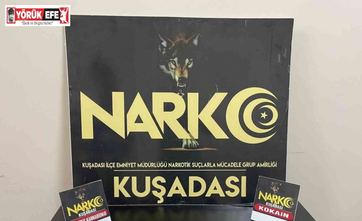 Kuşadası emniyetinden uyuşturucu operasyonu: 2 gözaltı