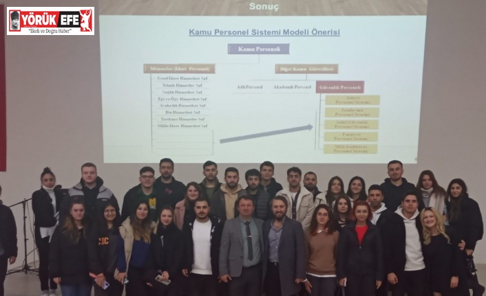 Nazilli İİBF’de ’Türkiye Askeri Personel Alanı ve Yönetimi’ eğitimi verildi