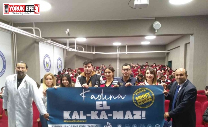 Öğrencilere kadına şiddet ve siber zorbalık eğitimi verildi