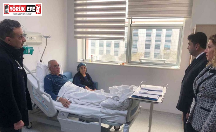 Rektör Aldemir, Kardiyoloji Servisi’ndeki çalışmalarını yerinde inceledi