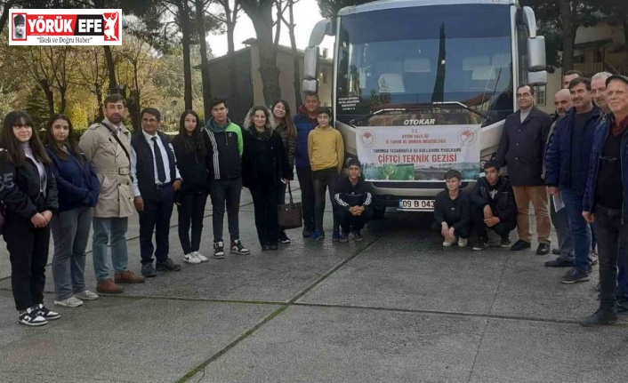 Sultanhisarlı çiftçilere verimli su kullanımı anlatıldı