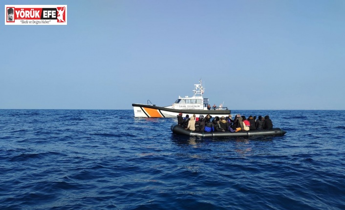 Aydın’da 40 düzensiz göçmen kurtarıldı