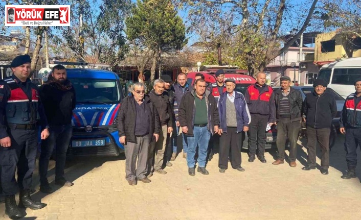 Aydın’da jandarma ekipleri vatandaşları çeşitli konularda bilgilendirdi