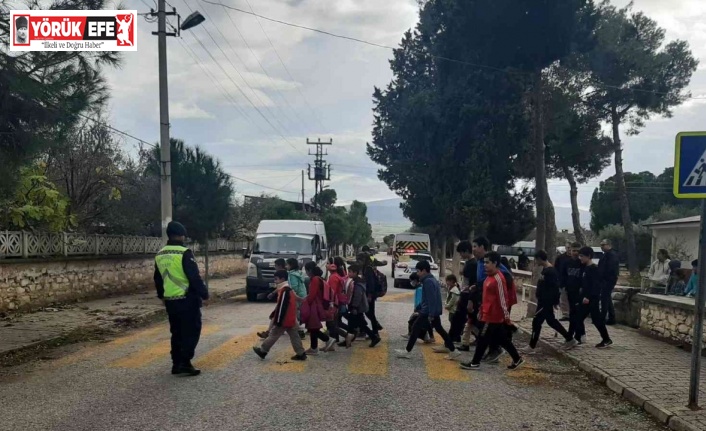 Aydın’da yaya önceliği faaliyeti gerçekleştirildi