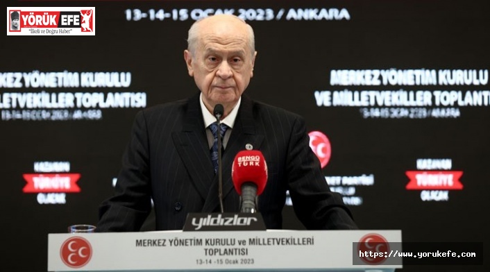 Bahçeli, Altılı Masa’ya seslendi: Gelin Erdoğan'ın etrafında tek yumruk olalım