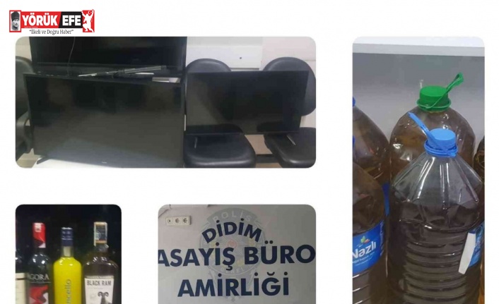 Didim’de hırsızlık şüphelisi 5 kişiyi emniyet yakaladı