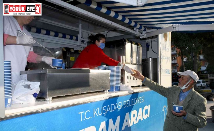 Kuşadası Belediyesi’nden içleri ısıtan ikram