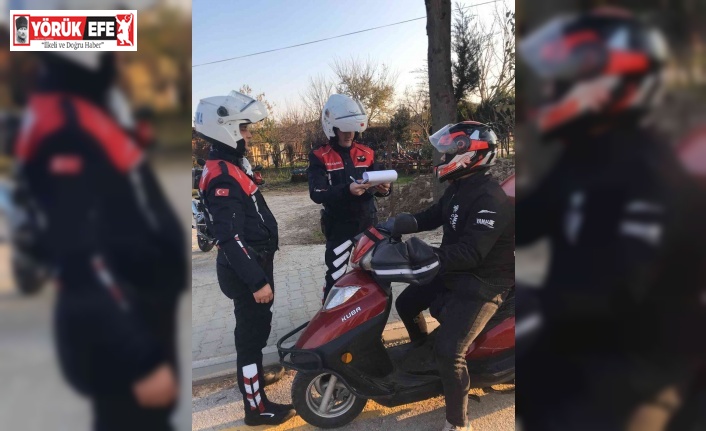 Kuyulu ve Işıklı’da vatandaşlar motosiklet hırsızlıklarına karşı bilgilendirildi