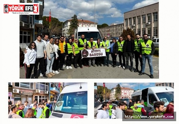 Aydın Barosu Gönüllü Avukatlar Deprem Bölgesine Hareket Etti