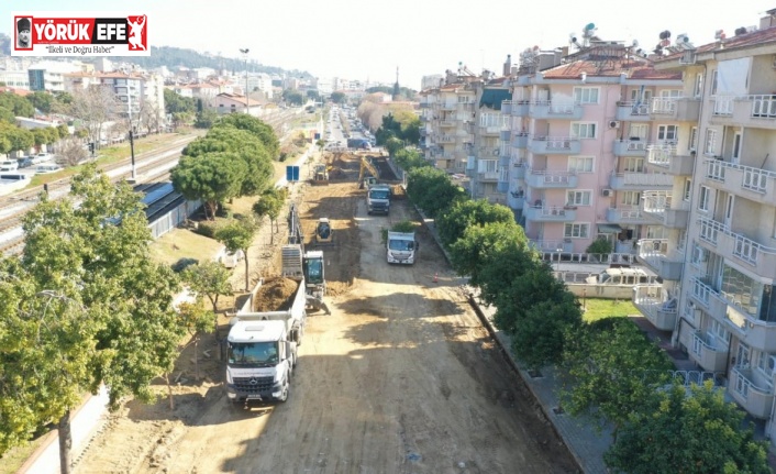 Aydın Büyükşehir Belediyesi yol çalışmalarını sürdürüyor