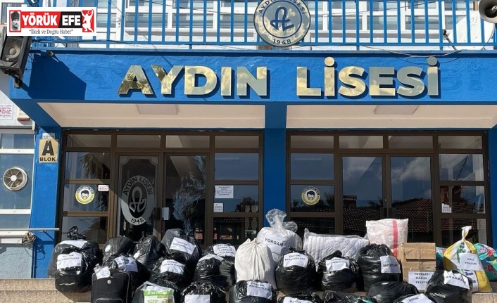 Aydın Lisesi’nden Kahramanmaraş’a destek