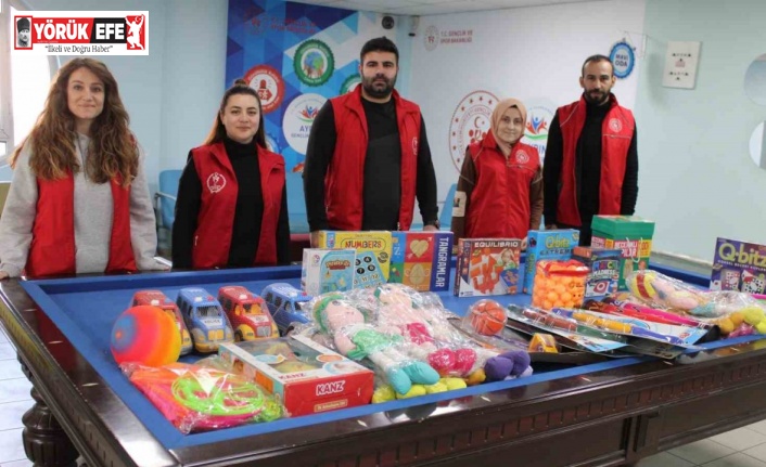Aydın’da depremzede çocuklar için oyuncak kampanyası başlatıldı