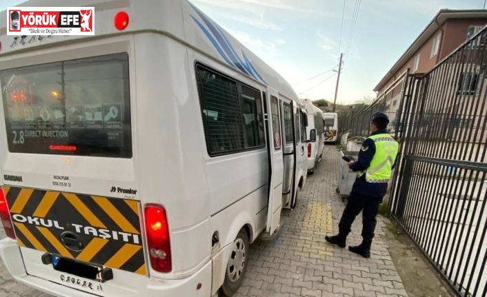 Aydın’da okul servis araçları denetlendi
