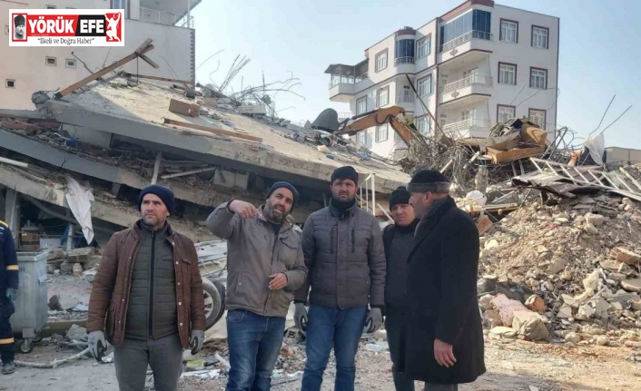Başkan Ertürk, Adıyaman’da deprem bölgesinde