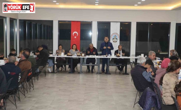 Başkan Kaplan depremzede vatandaşlarla yemekte buluştu