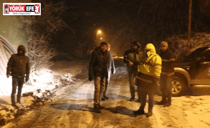 Başkan Özcan iş makinalarını ve ekipleri seferber etti