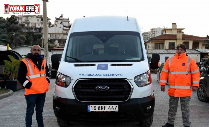 Kuşadası Belediyesi’nden Malatyalı depremzede aileye yardım eli