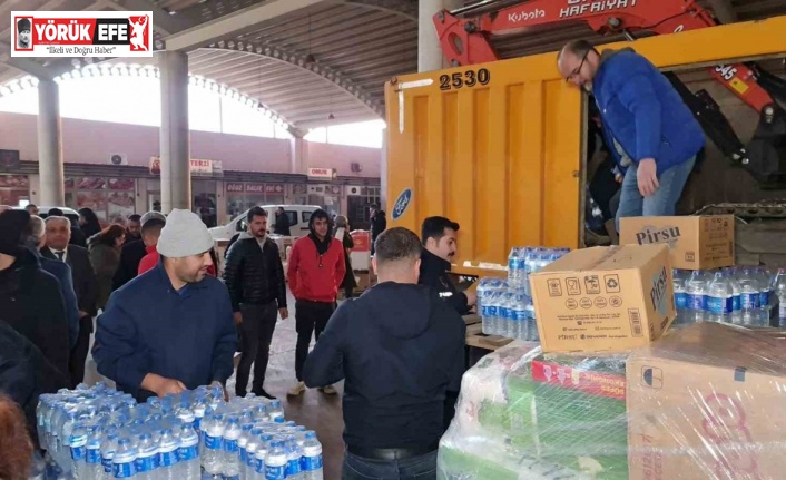 Kuyucaklı hayırseverlerden depremzedelere destek