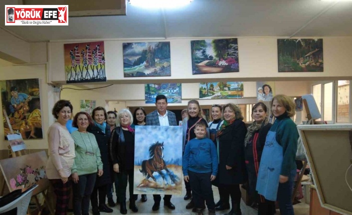 Nazilli Belediyesi’nin sanat kurslarına yıl boyu yoğun ilgi