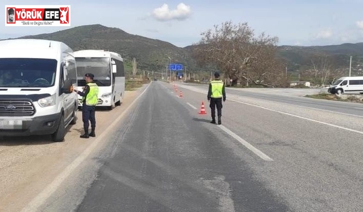 Aydın jandarmasından trafik denetimi