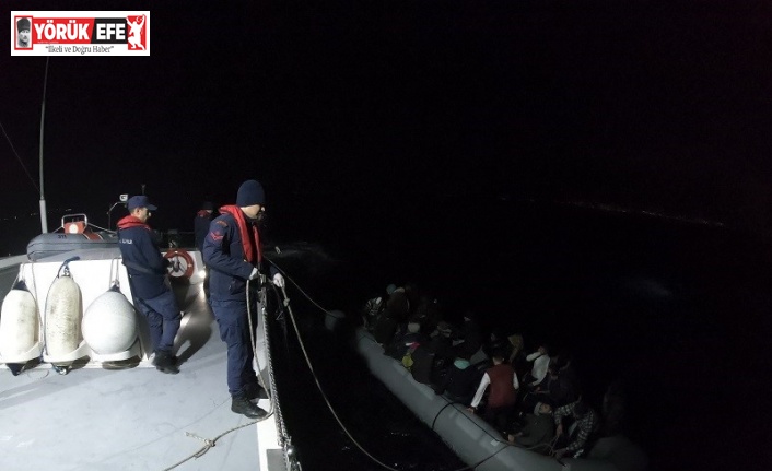 Aydın’da 24 düzensiz göçmen kurtarıldı