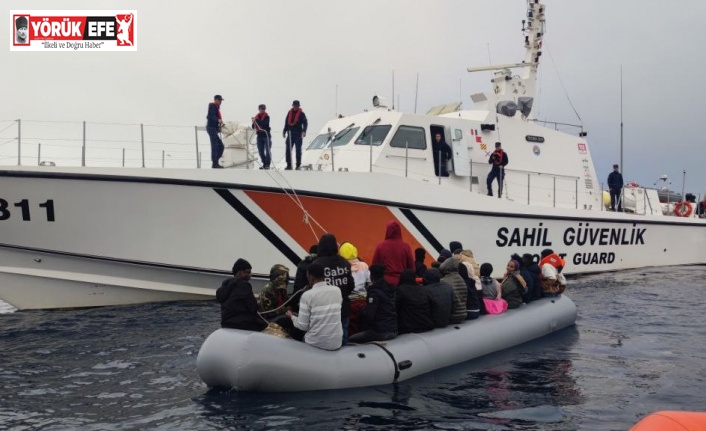 Aydın’da 35 düzensiz göçmen kurtarıldı