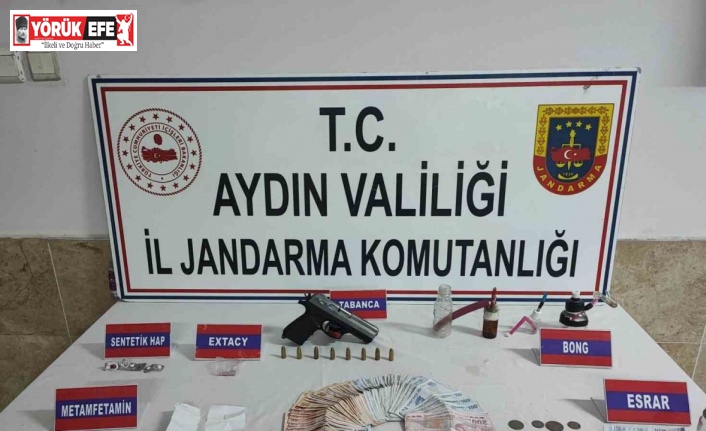 Aydın’da silah kaçakçılığı ve uyuşturucu operasyonu