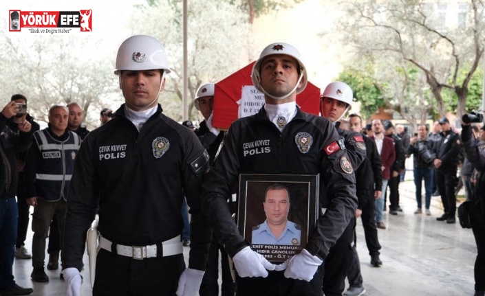 Aydınlı şehit polis Canoluk son yolculuğuna uğurlandı