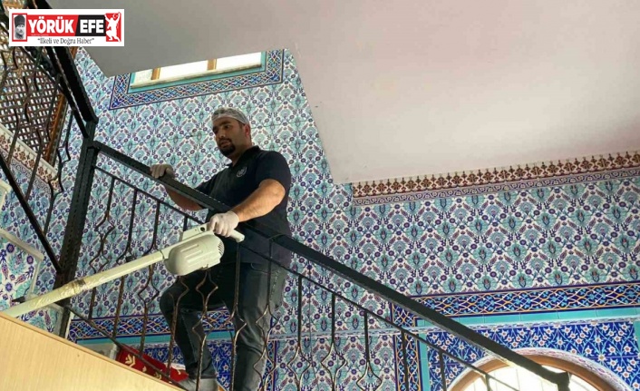 Büyükşehir’den camilerde temizlik çalışması