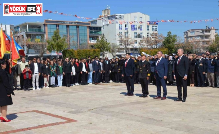 Çanakkale Zaferi’nin 108. yılı Didim’de törenle kutlandı