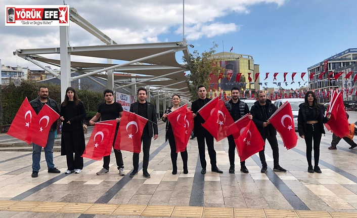 CHP EFELER GENÇLİK KOLLARI 18 MART'TA ÇANAKKALE ŞEHİTLERİNİ ANDI