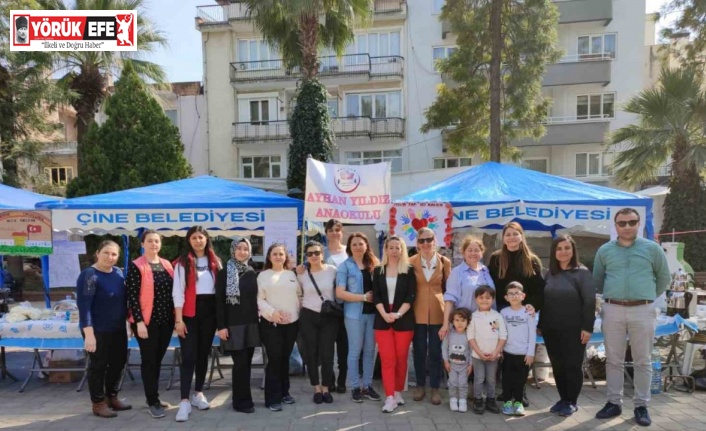 Çine’de depremzede öğrenciler için hayır panayırı düzenlendi