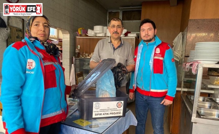 Karacasu’daki lokantalarda artan yemekler can dostlar için toplanıyor