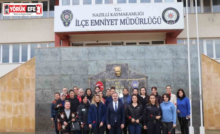 Nazilli’de kadın polislerin günü kutlandı