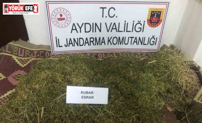 Uyuşturucuyu toprağa gömmüş