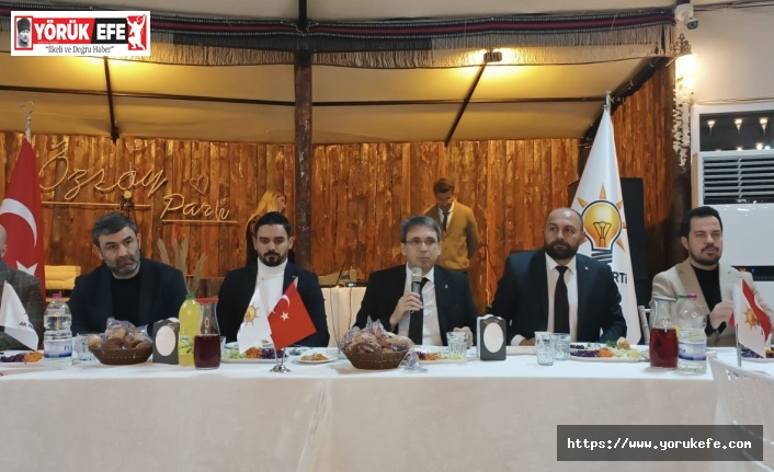 Ak parti Aydın iftar yemeğinde gazetecilerle buluştu