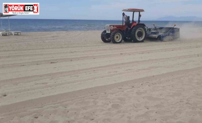 Aydın Büyükşehir Belediyesi sahilleri sezona hazırlıyor