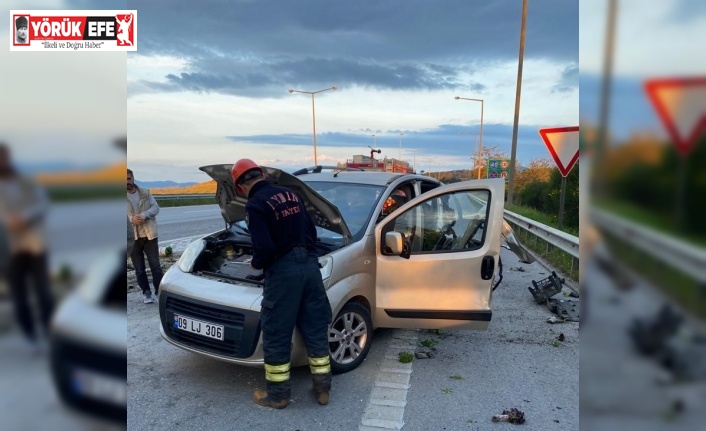 Aydın’da trafik kazası: 2 yaralı
