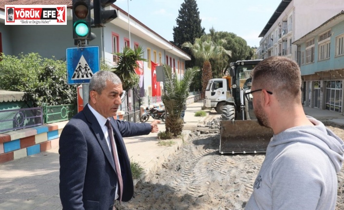 Başkan Kaplan’dan yol yapım çalışmalarına yakın takip